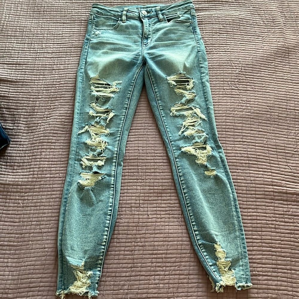 American Eagle Hi-Rise Jegging- 8 Regular